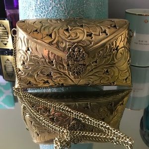 Antique gold purse/crossbody